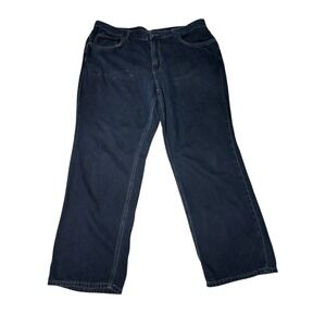 Tommy Bahama Mens 44x32‎ Classic Fit Jeans Denim Blue Embroidered Marlin